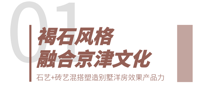 外墙质感涂料“石艺+砖艺”精品褐石建筑案